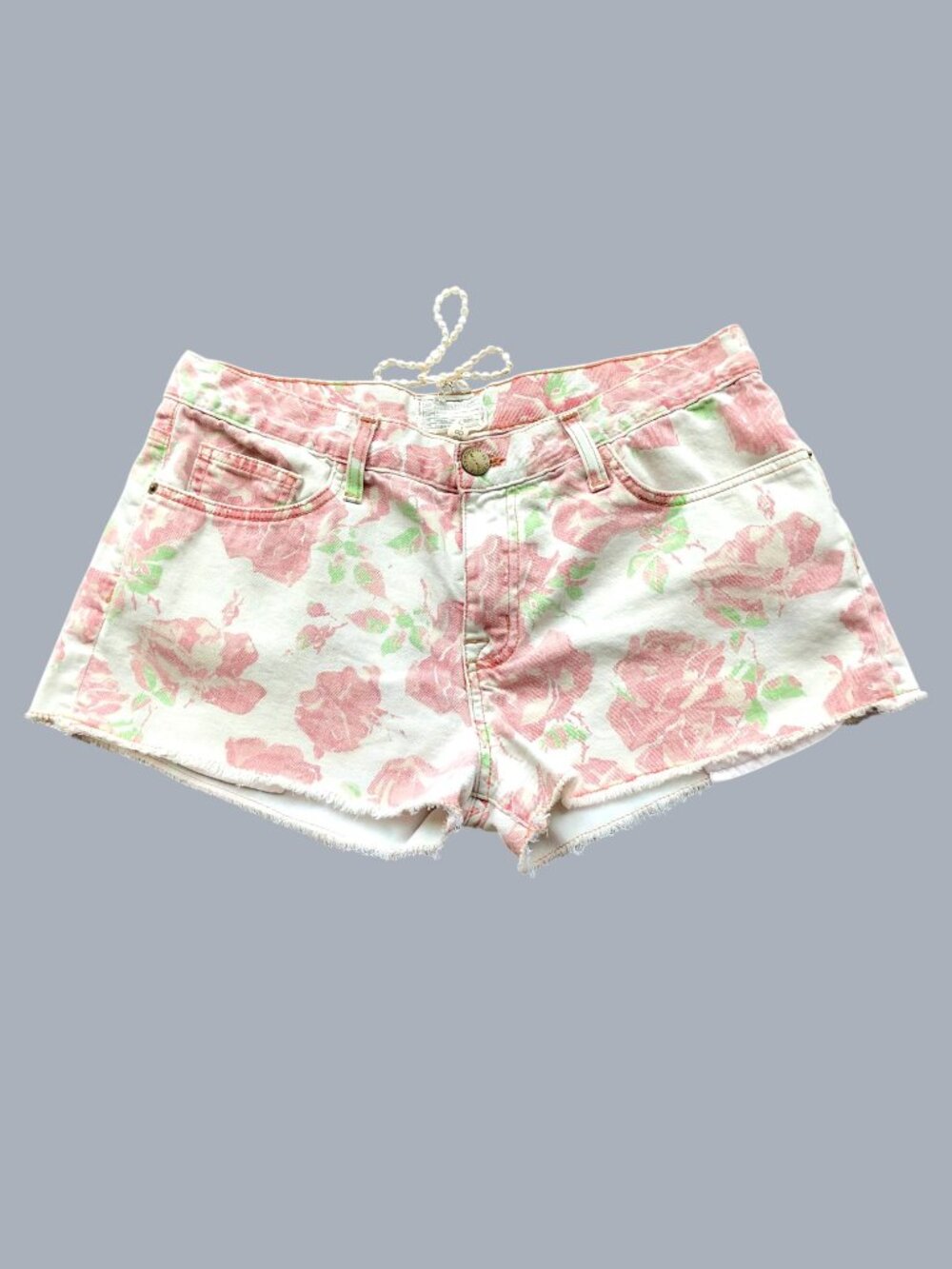 Current Elliott Shorts Denim Faded Rose (28)